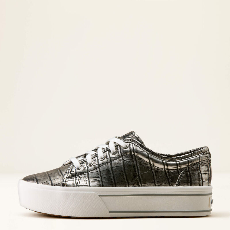 ARIAT WOMEN'S SKYLAR SILVER CROC PRINT-10080402