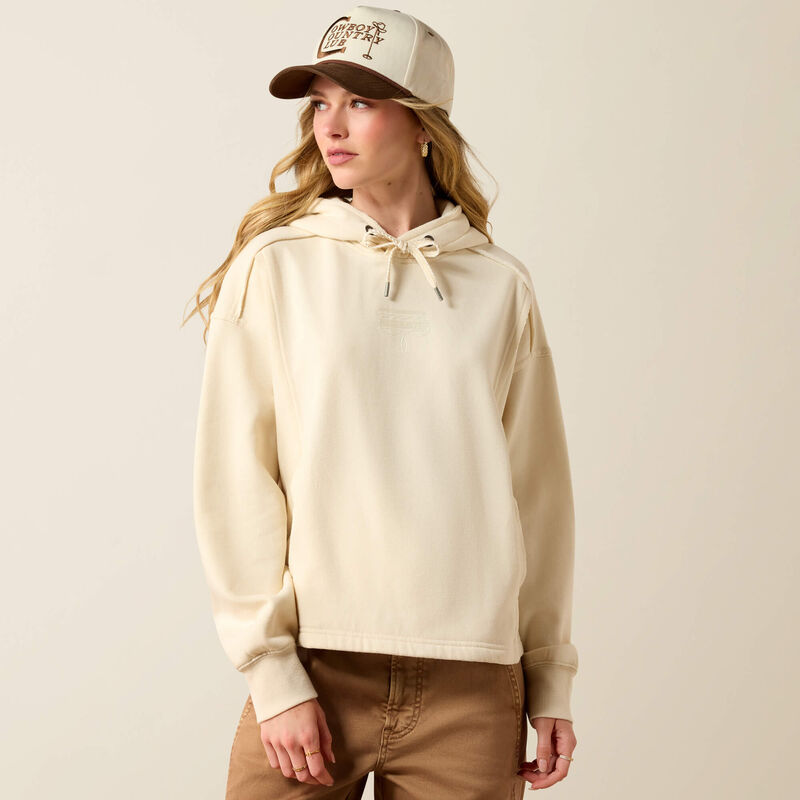 ARIAT WOMEN'S Daydreamer Hoodie-PARCHMENT 10080507