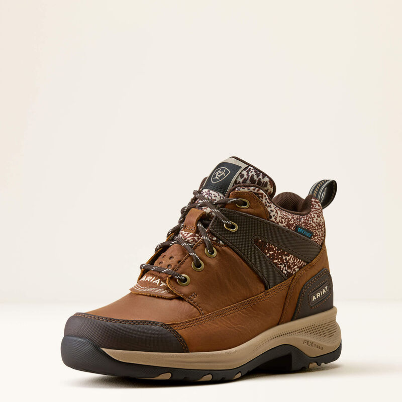 ARIAT WOMEN'S Terrain Trek Waterproof Boot NATURAL TAN|TAN MIXED ANIMAL PRINT-10080515