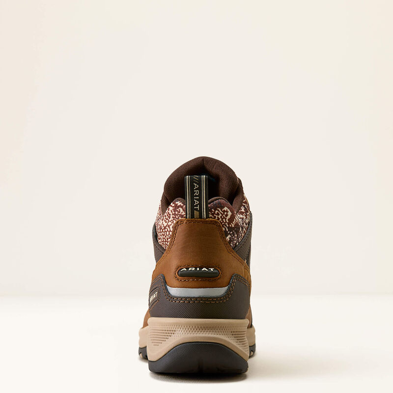 ARIAT WOMEN'S Terrain Trek Waterproof Boot NATURAL TAN|TAN MIXED ANIMAL PRINT-10080515