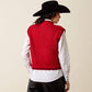 ARIAT WOMEN'S Taylor Sweater Vest-SAVVY RED 10080642