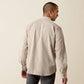 ARIAT MEN'S Retro Handorf Corduroy Fitted Snap Shirt-SAND 10080647