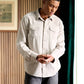 ARIAT MEN'S Retro Handorf Corduroy Fitted Snap Shirt-SAND 10080647
