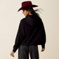 ARAIT WOMENS Daydreamer Hoodie-BLACK HORSESHOE 10080693