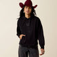 ARAIT WOMENS Daydreamer Hoodie-BLACK HORSESHOE 10080693