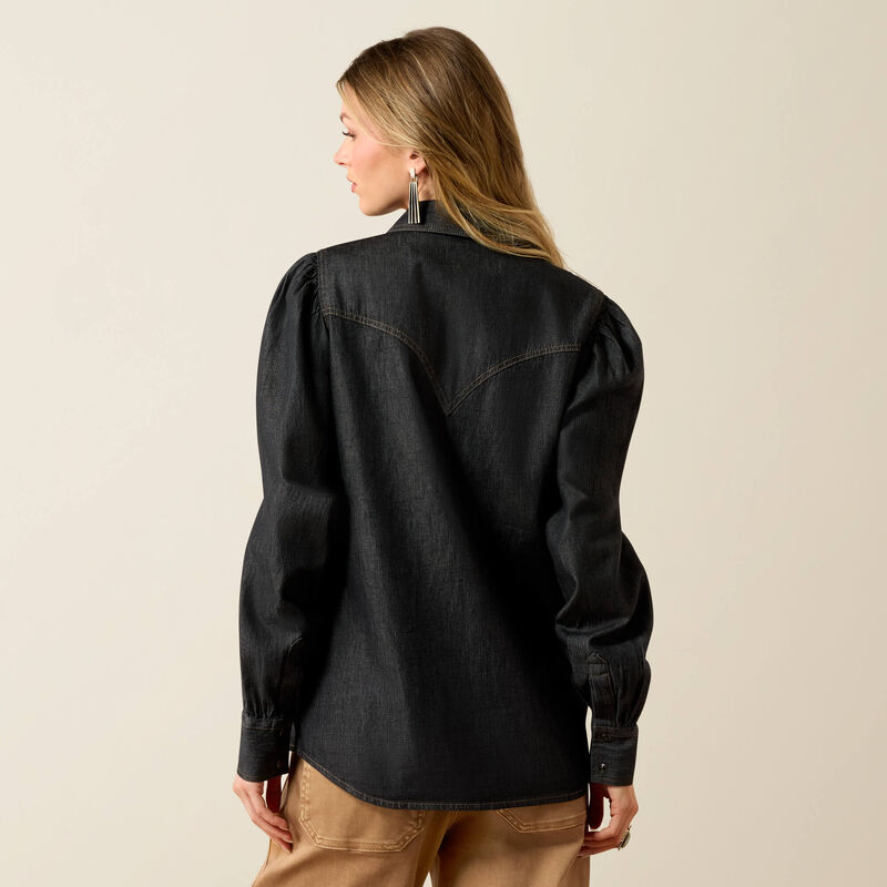 ARIAT WOMEN'S Nina Western Shirt-BLACK TINT 10080865