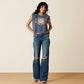 ARIAT WOMEN'S Perfect Rise Petra Flipside Wide Leg Jeans MONTROSE-10082245