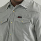 WRANGLER MENS ATG WESTERN SHIRT IN RAVEN