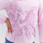 WRANGLER GIRLS X BARBIE™ GIRL'S GRAPHIC LONG SLEEVE TEE IN ORCHID PINK