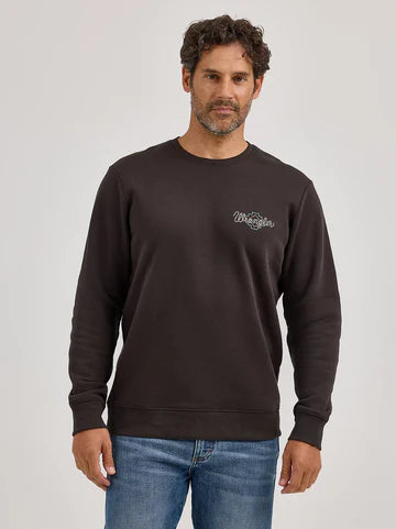 Wrangler Mens Graphic Long Sleeve Pullover
