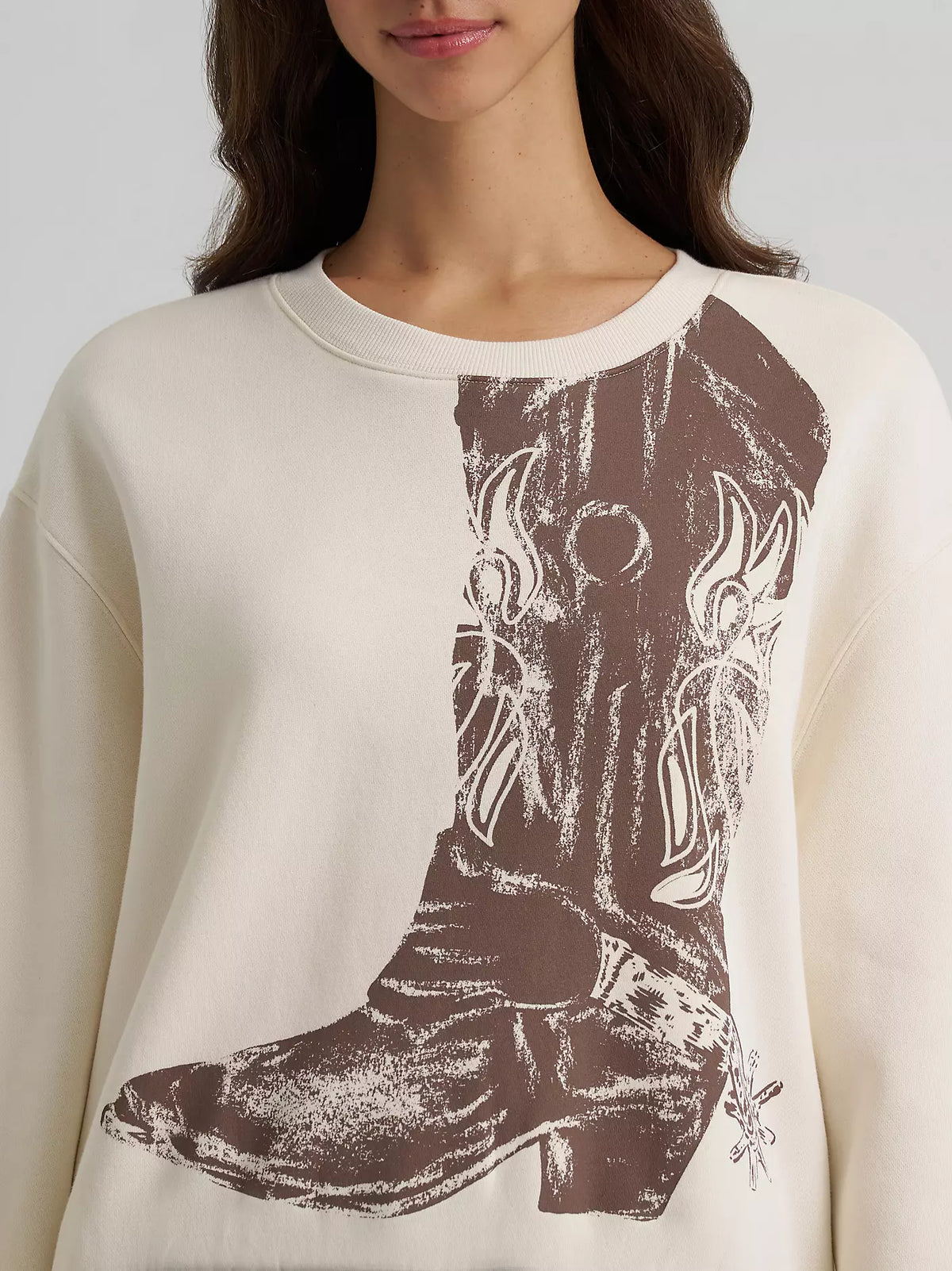 Wrangler Women's Boot Graphic Pullover