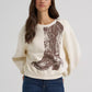 Wrangler Women's Boot Graphic Pullover