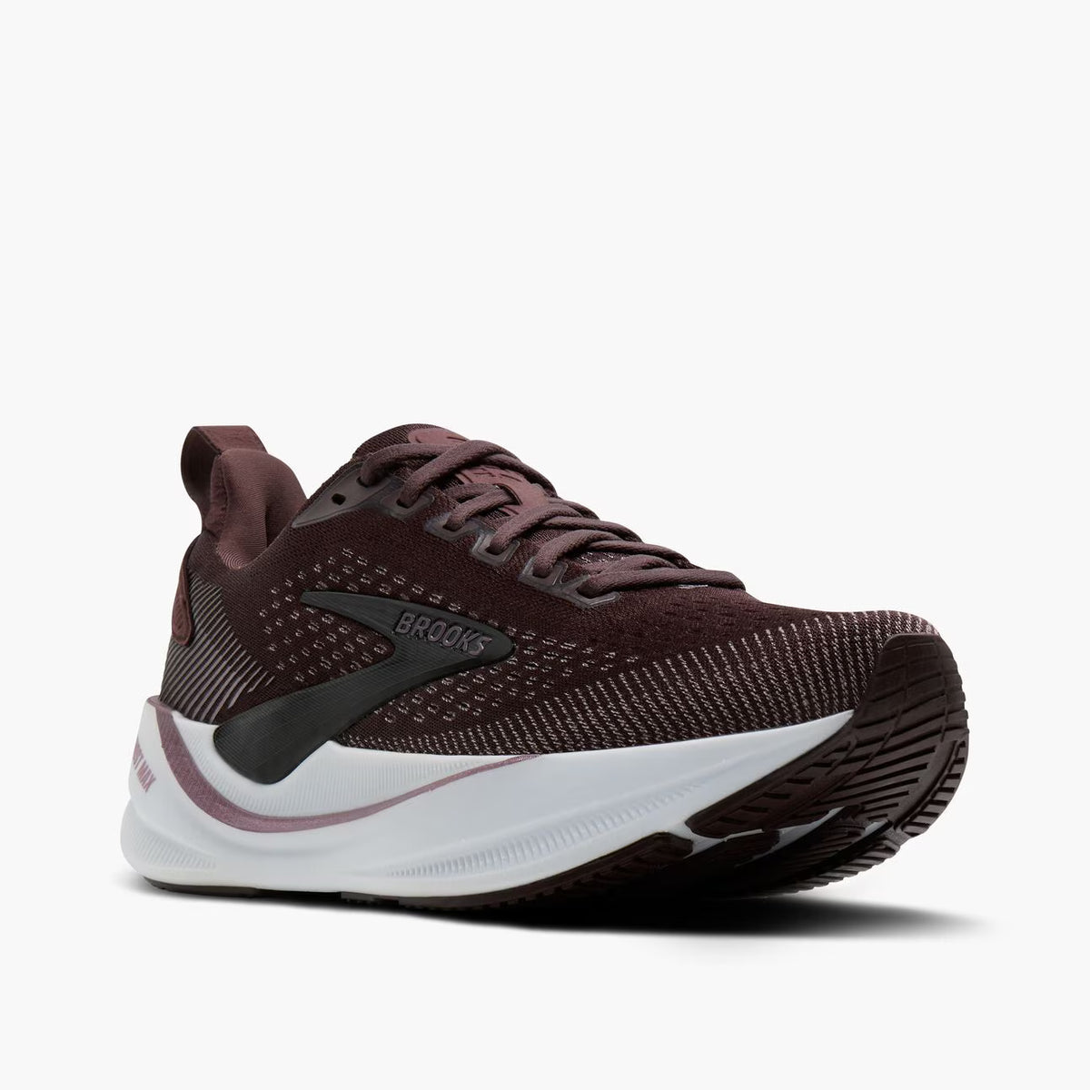 Brooks Womens Ghost Max 4 Raisin/Purple/Metallic