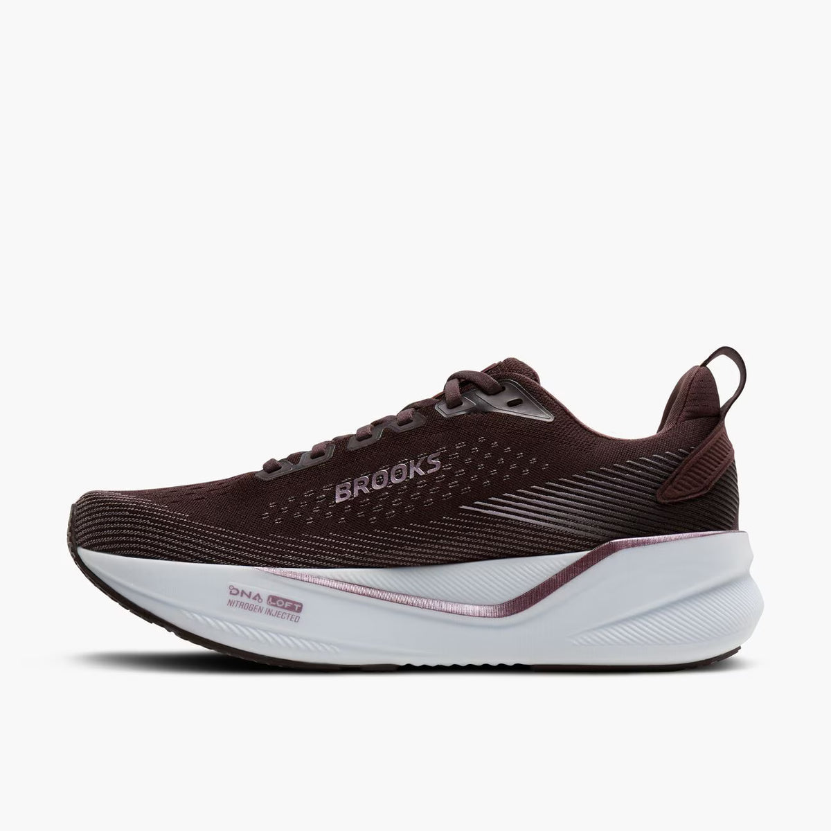 Brooks Womens Ghost Max 4 Raisin/Purple/Metallic