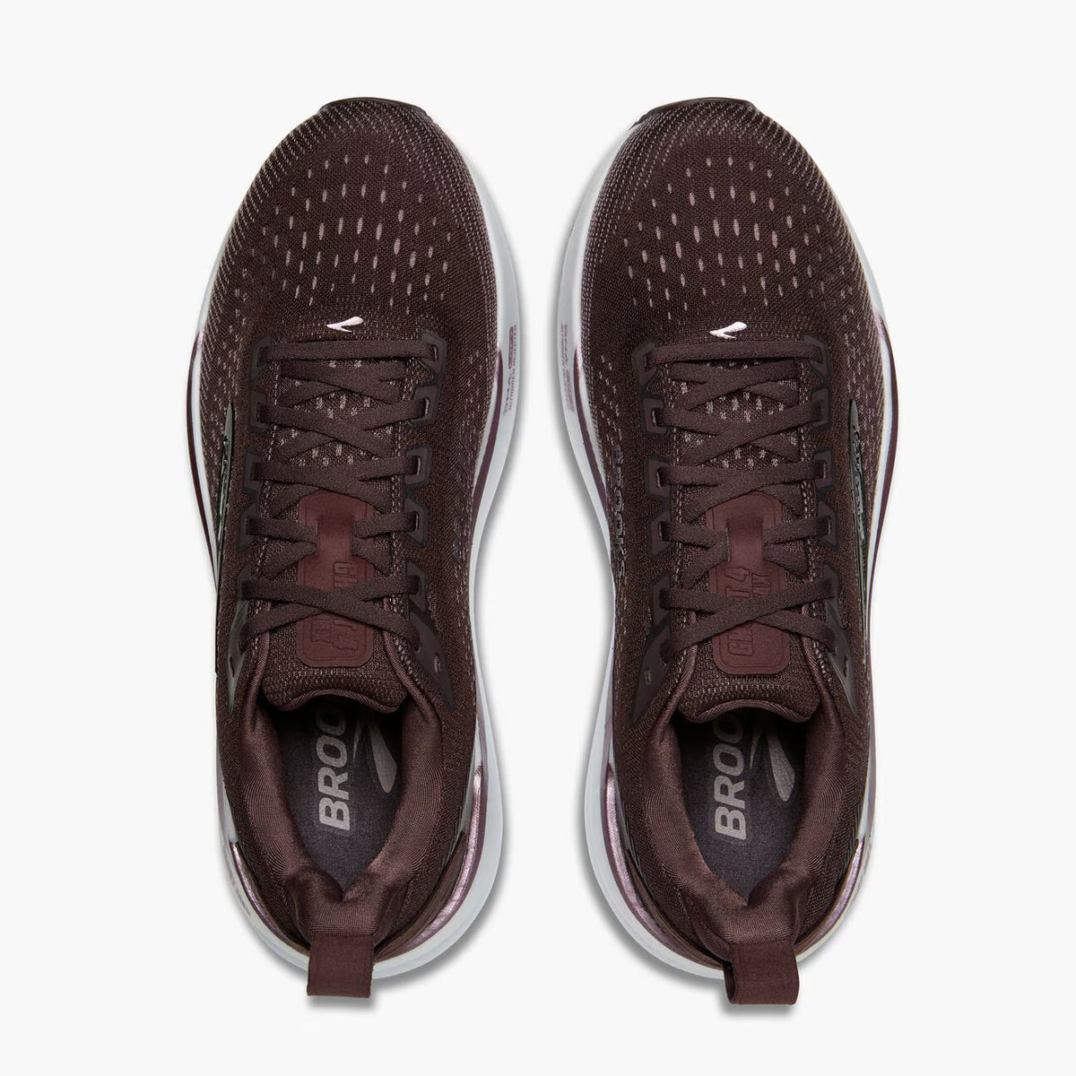 Brooks Womens Ghost Max 4 Raisin/Purple/Metallic