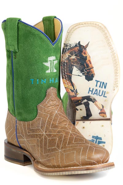TIN HAUL GRIDLOCK RIDE EM COWBOY SOLE-YOUTH