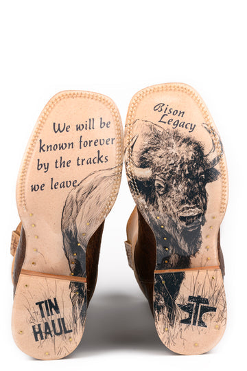 Tin Haul Men's Big Bad Bison Boots-14-020-0077-0580 BR