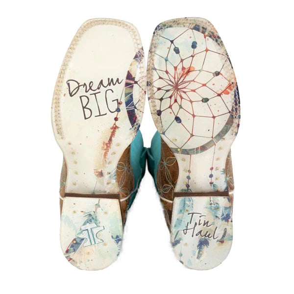 Tin Haul Women`s Dream Weaver Brown Boot