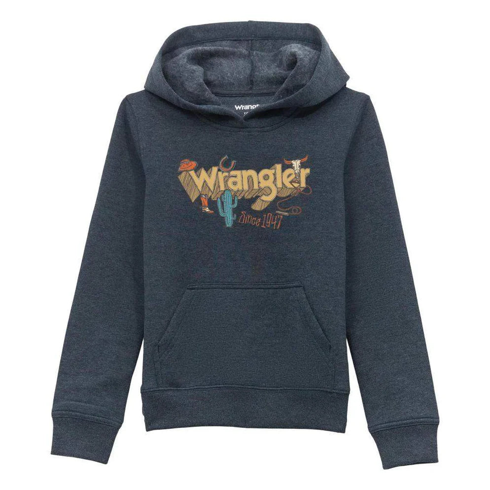 Wrangler Boy's Comic Logo Hoodie