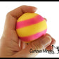 1 - 1.75" Striped Doh Filled Stress Ball - Squishy