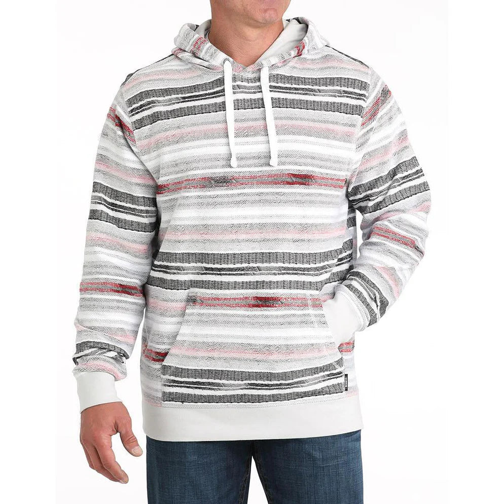 Cinch Men's Stripe Pullover Hoodie