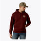 Ariat Men's Roped Out Desert Badge Hoodie Bitter Chocolate