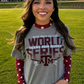 Kickoff Season Maroon Mesh Top
