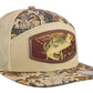 Bass Woven Patch Old School Camo Hat.: MOS Bottomland/Loden