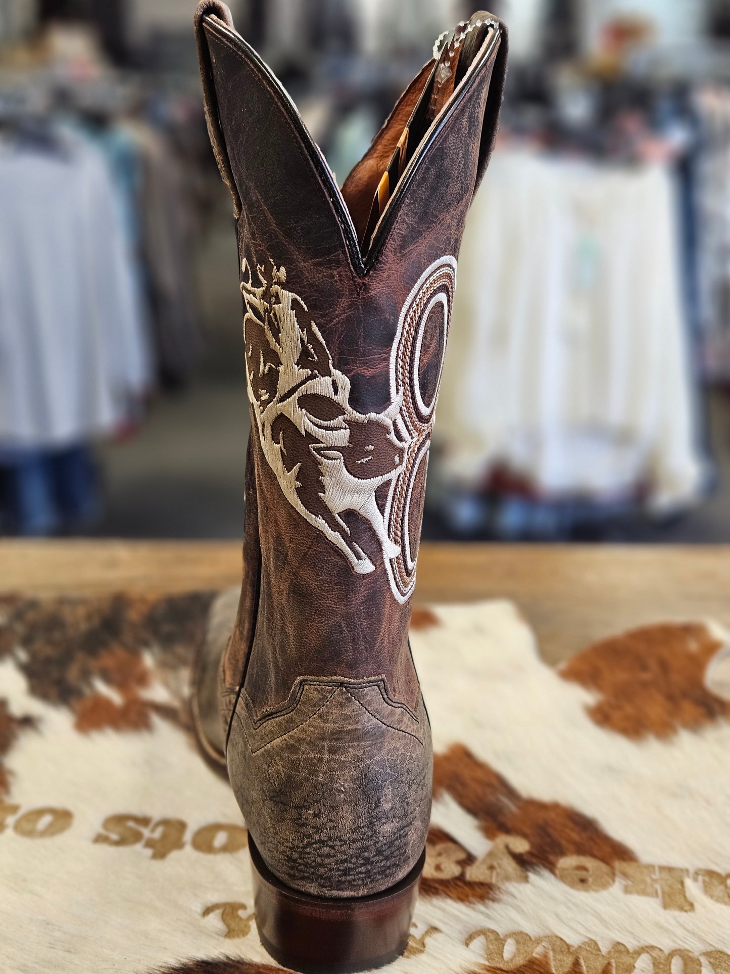 DAN POST MENS 8 SECOND MAUNEY WESTERN BOOT