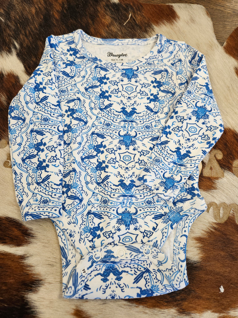 WRANGLER BABY BOY ONESIE BB32410B