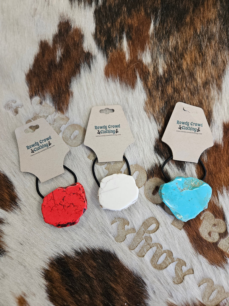 ROCK PONYTAIL HOLDERS