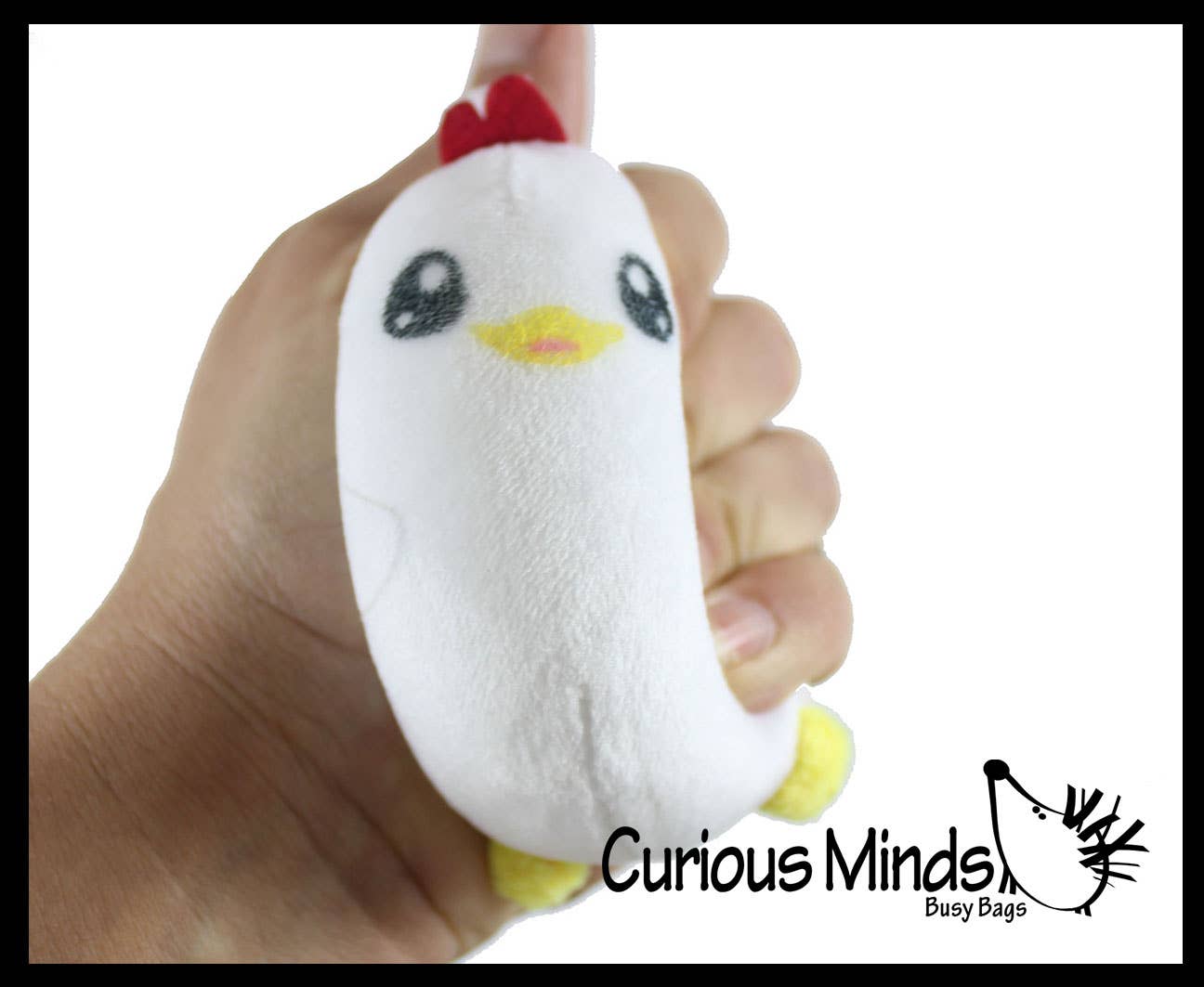 1 Plush Farm Animal Sugar Ball - Thick Glue/Gel Stretch Ball