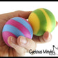 1 - 1.75" Striped Doh Filled Stress Ball - Squishy