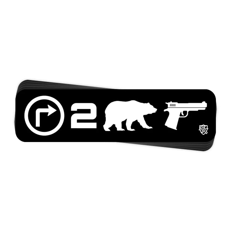 SHIELD REPUBLIC RIGHT TO BEAR ARMS DECAL