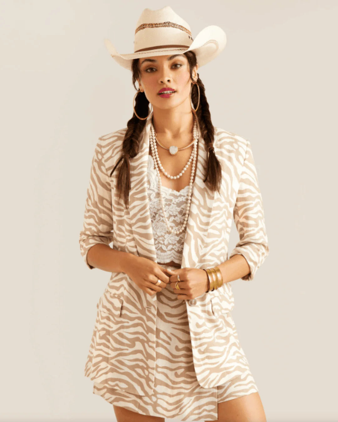 Ariat Women's Safari Print Blazer 10048707-TBB