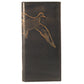 Mallard Burnished Leather Secretary Wallet