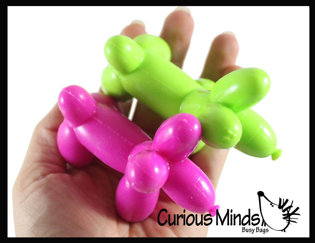 1 Mini Balloon Dog Doh Filled Stress Ball - Cute Squishy