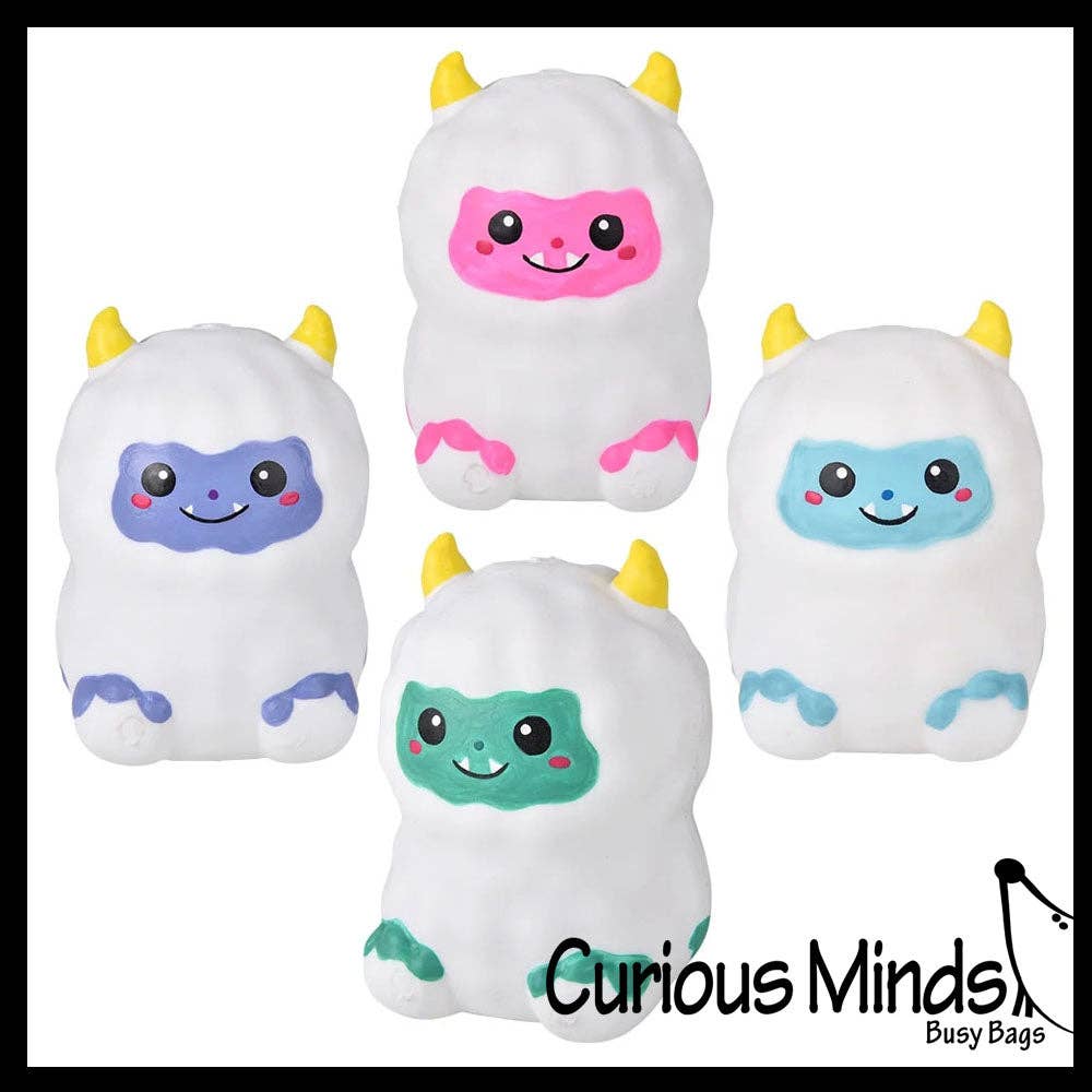 Yeti Squishy Squeeze Stress Ball Soft Doh Filling