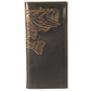 Bass Burnished Leather Secretary Wallet