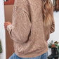 Western Letter Embroidery Mineral Wash Loose Sweatshirt: As shown / Missy / S