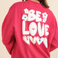 32372T - French Terry Graphic Pullover Sweatshirt: TAUPE / SMALL