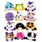 Smoosh Pets Soft Squishy Plush Ball Assortment - 12/Display: Wholesale Price