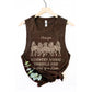 COUNTRY MUSIC GRAPHIC TANK TOP: Mineral Mustard