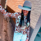 Buckaroo Long Sleeve Mesh Top