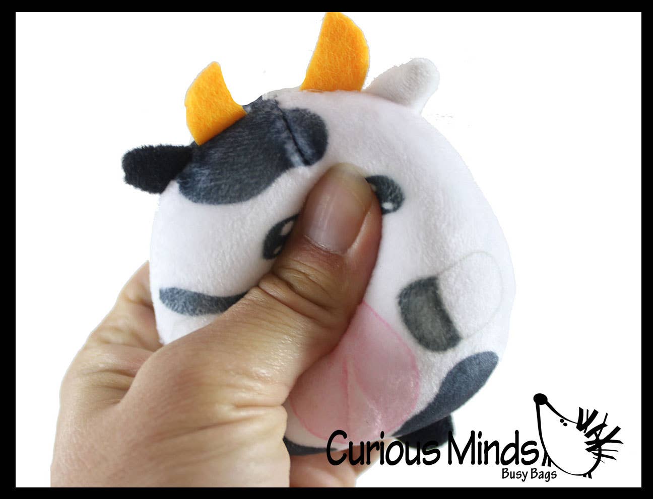 1 Plush Farm Animal Sugar Ball - Thick Glue/Gel Stretch Ball