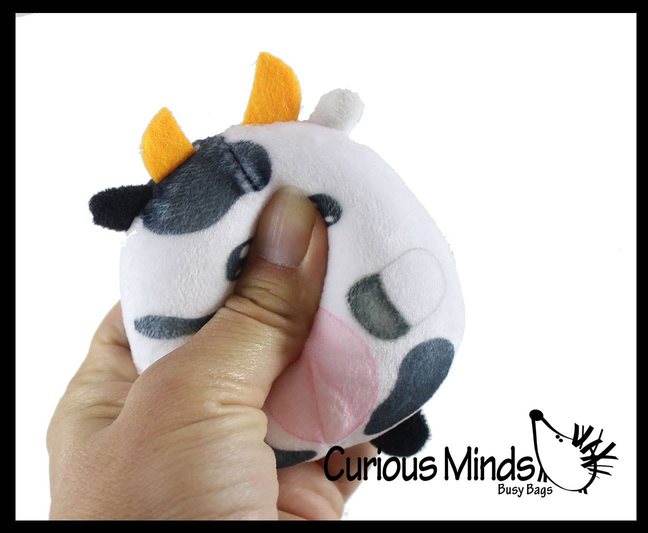 1 Plush Farm Animal Sugar Ball - Thick Glue/Gel Stretch Ball
