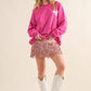 32372T - French Terry Graphic Pullover Sweatshirt: TAUPE / MIDIUM