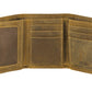 Shotshell Vintage Tan Leather Trifold Wallet