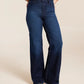 Kimes Ranch Women's Olivia High Rise Wide Leg Stovepipe Jean