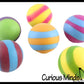 1 - 1.75" Striped Doh Filled Stress Ball - Squishy